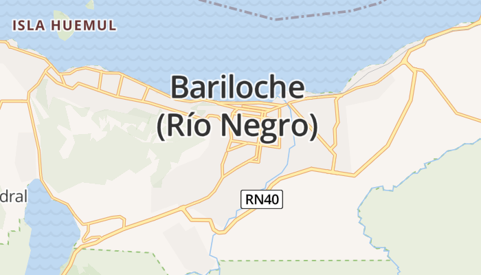 Bariloche online kaart