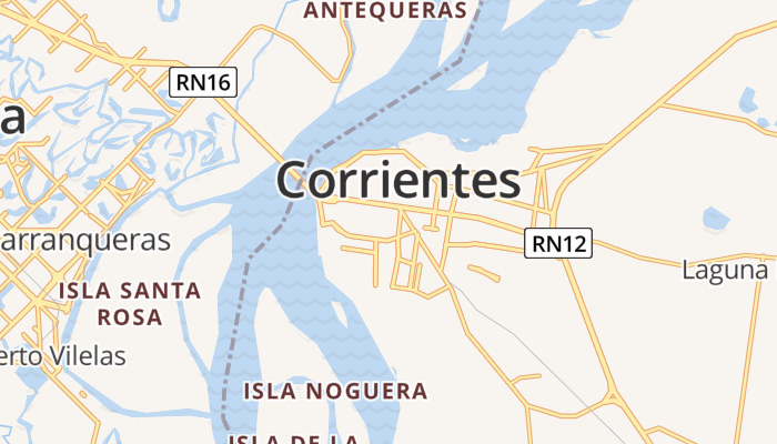 Corrientes online kaart