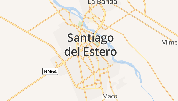 Santiago del Estero online kaart