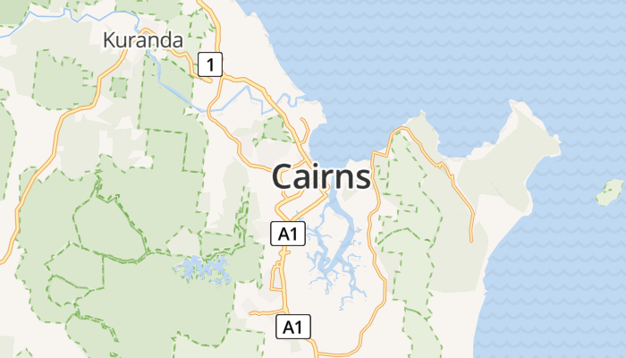Cairns online kaart