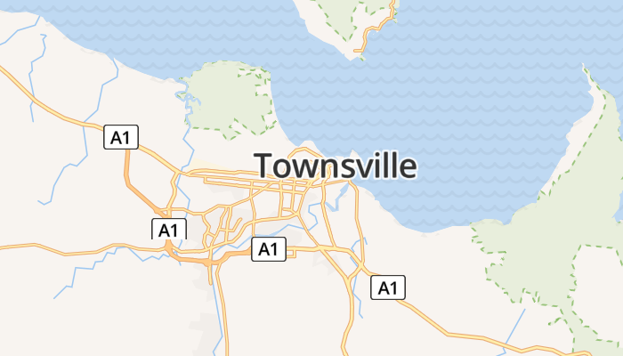 Townsville online kaart