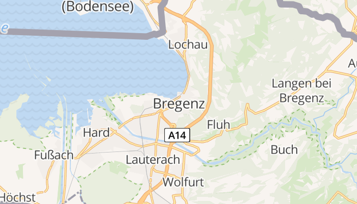 Bregenz online kaart
