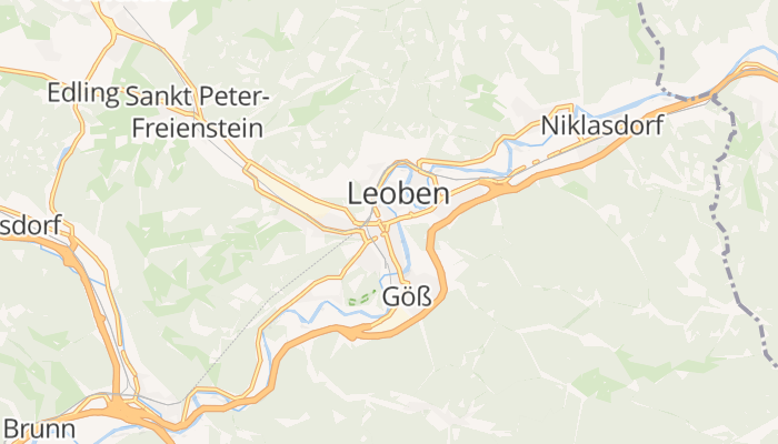Leoben online kaart