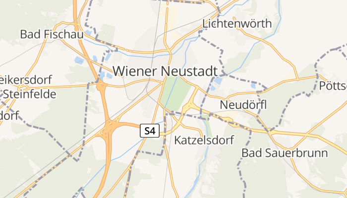 Wiener Neustadt online kaart