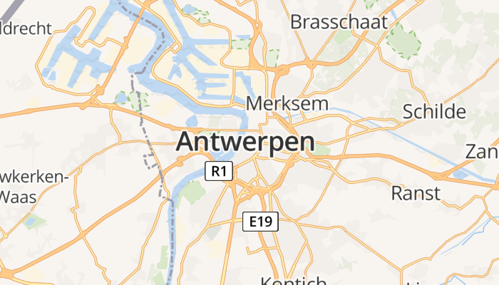Antwerpen online kaart