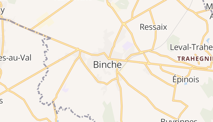 Binche online kaart