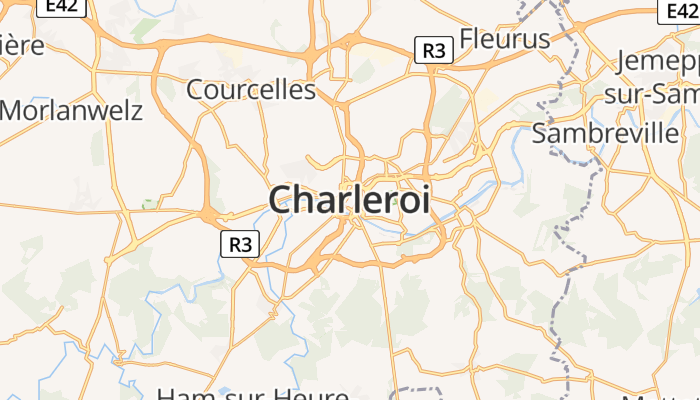 Charleroi online kaart