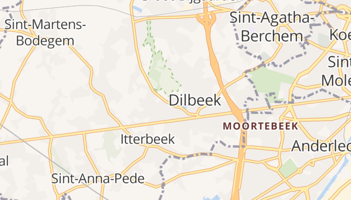 Dilbeek online kaart