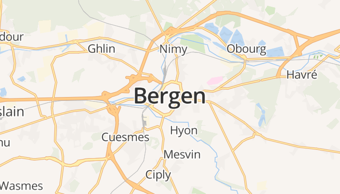 Bergen online kaart