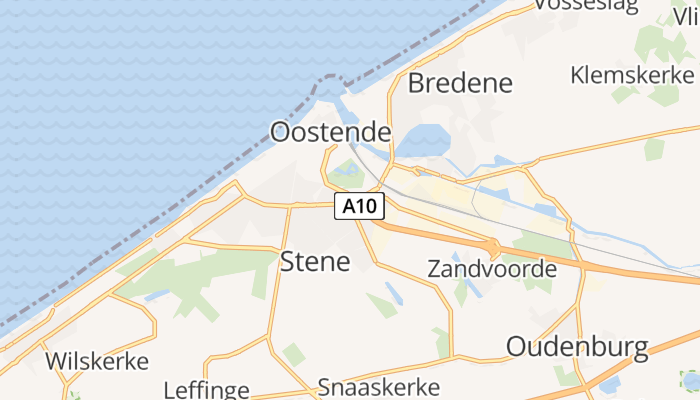 Oostende online kaart