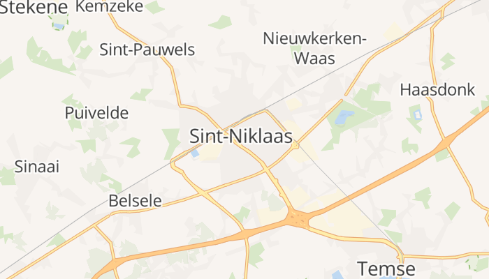 Sint-Niklaas online kaart