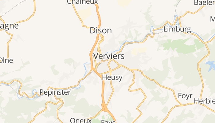 Verviers online kaart