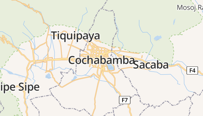 Cochabamba online kaart