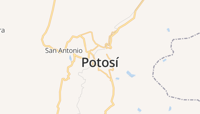 Potosí online kaart