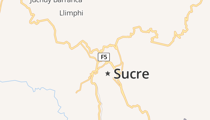 Sucre online kaart