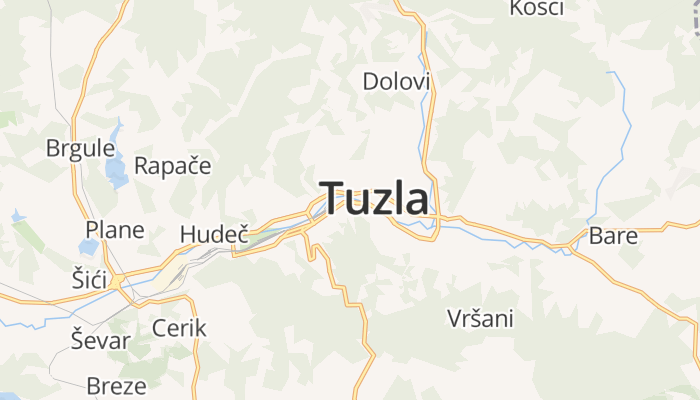 Tuzla online kaart
