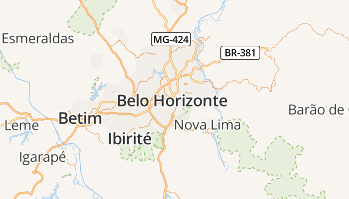 Belo Horizonte online kaart