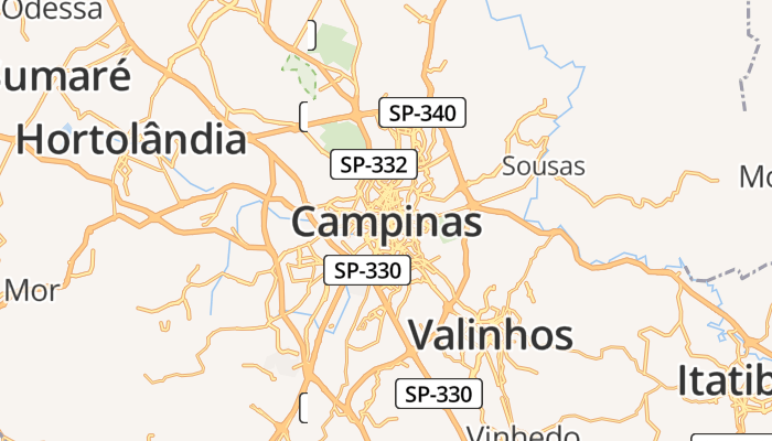 Campinas online kaart