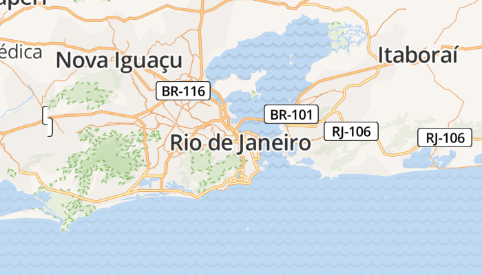 Rio de Janeiro online kaart