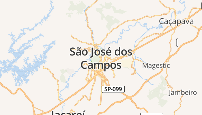 São José dos Campos online kaart