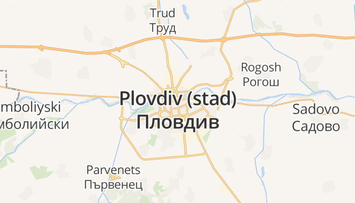 Plovdiv online kaart