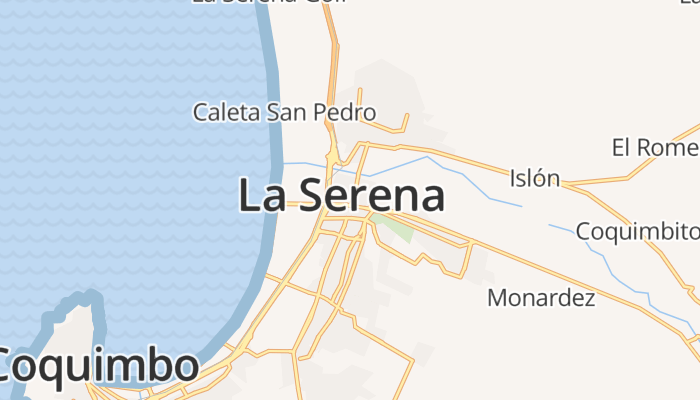 La Serena online kaart
