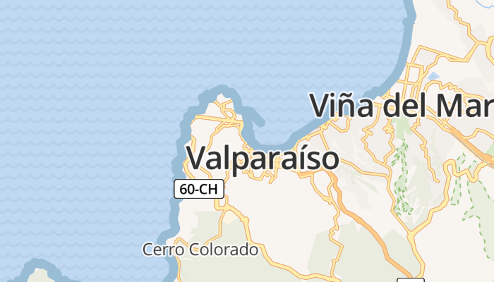 Valparaíso online kaart