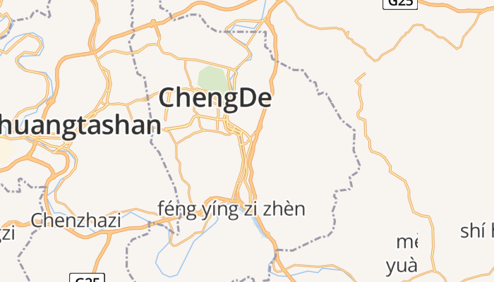Chengde online kaart