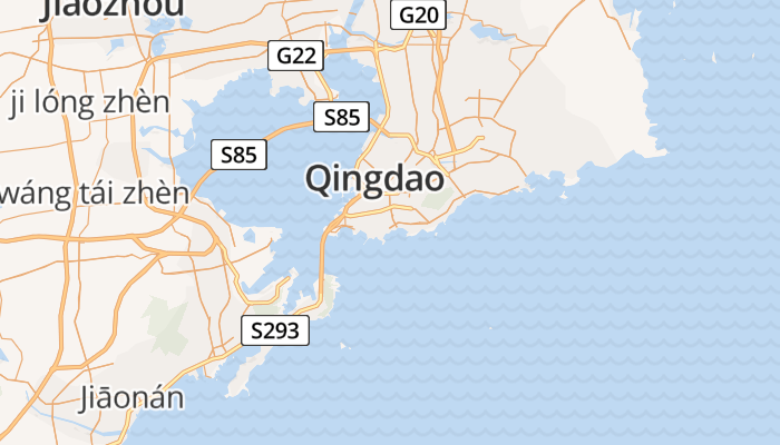 Qingdao online kaart