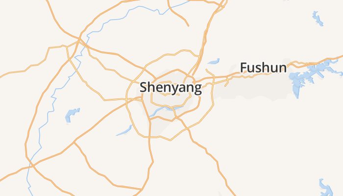 Shenyang online kaart