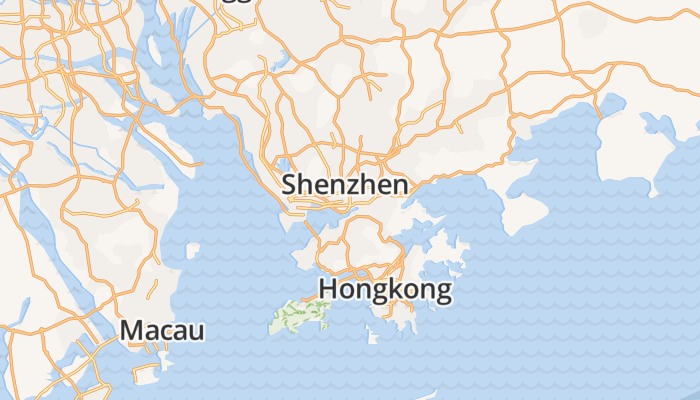 Shenzhen online kaart