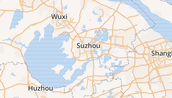 Suzhou online kaart