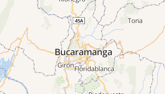 Bucaramanga online kaart