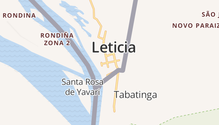 Leticia online kaart