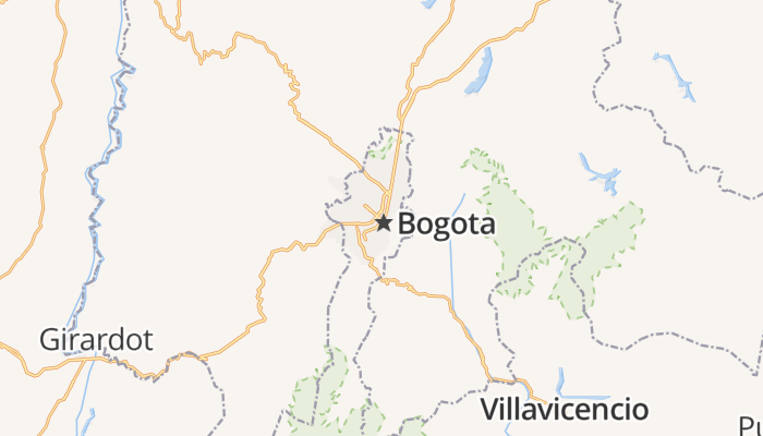 Bogota online kaart