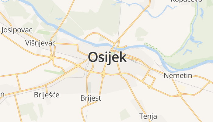 Osijek online kaart