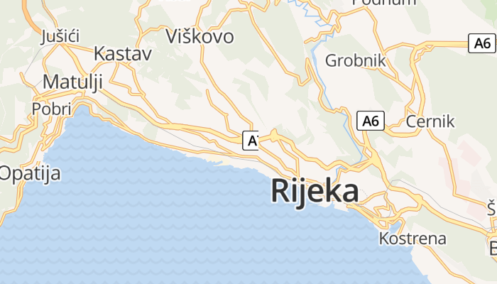 Rijeka online kaart