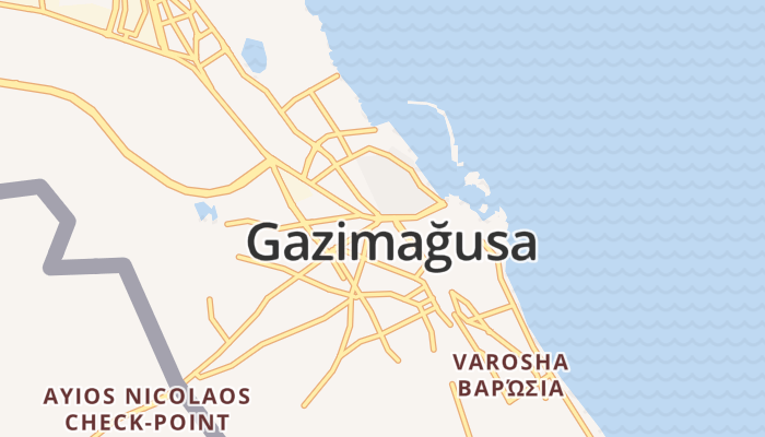 Famagusta online kaart