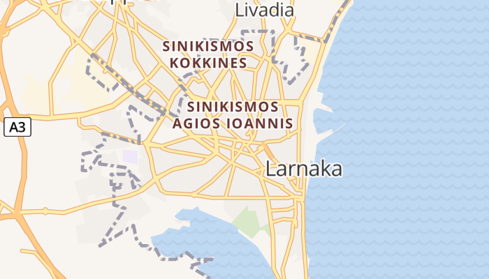 Larnaca online kaart