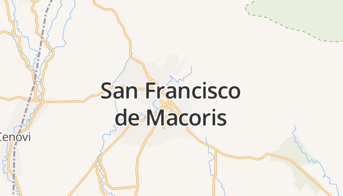 San Francisco de Macorís online kaart