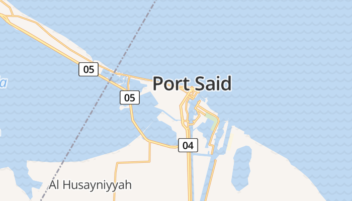 Port Said online kaart