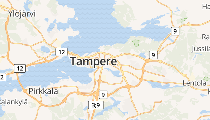 Tampere online kaart