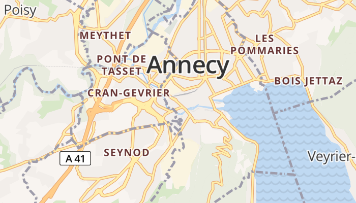 Annecy online kaart