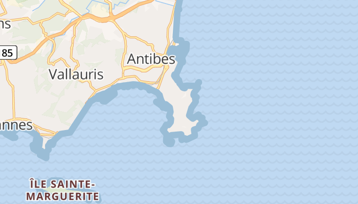 Antibes online kaart