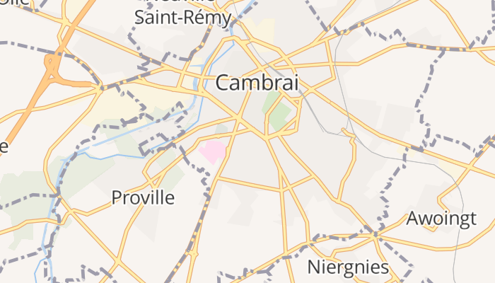 Cambrai online kaart