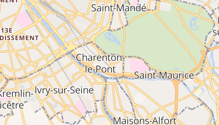 Charenton-le-Pont online kaart