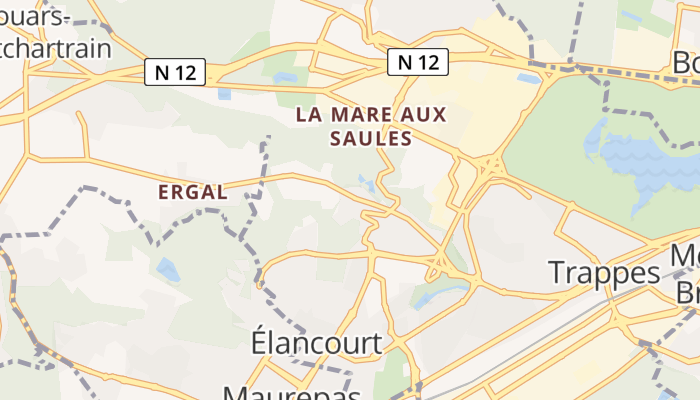 Élancourt online kaart