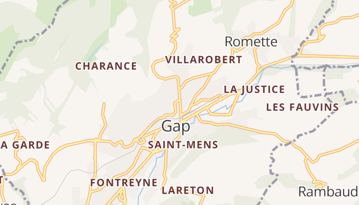 Gap online kaart