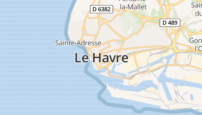 Le Havre online kaart