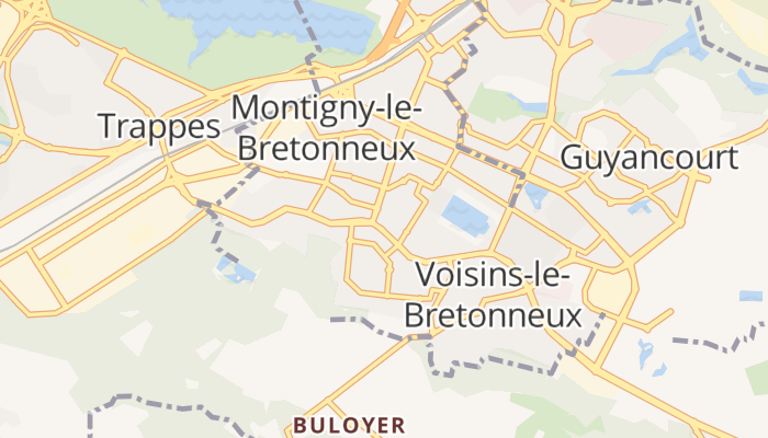 Montigny-le-Bretonneux online kaart
